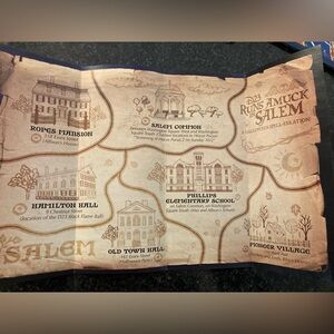 Disney D23 Salem Runs Amuck Event Map & Playlist Hocus Pocus 2 - Halloween Rare